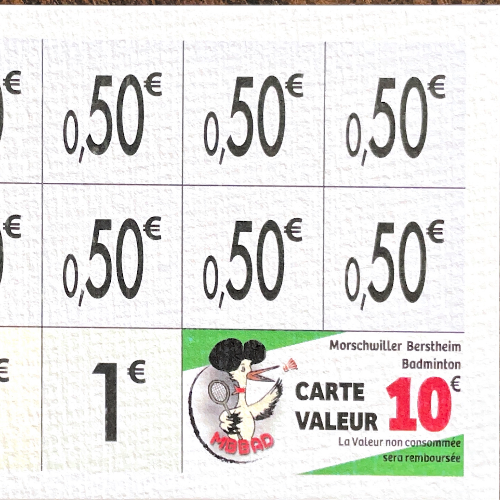 Carte boisson 10euros